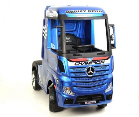 Детский электромобиль Mercedes-Benz Actros 4WD (HL358) синий